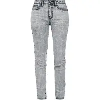 Rock Rebel by EMP Jean de - Skarlett (rayé délavé) - W27L30 - W30L32 - pour Femme - noir - Taille W27L32