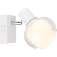 Globo Applique murale blanche Tokki cheville