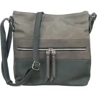 Tom Tailor Sac à bandoulière 'Ellen' beige / gris