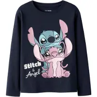 TWO SOON T-Shirt 'Stitch' bleu marine / turquoise / rose / poudre