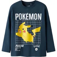 TWO SOON T-Shirt 'Pokémon' bleu cyan / jaune / rosé / noir