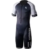 Synergy Elite Short Sleeve Trisuit Bleu S Homme