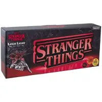 Paladone Lampe Logo Stranger Things 31 cm, Lumière USB ou Piles, Mode Phase et Pulsation, Produit Officiel Netflix