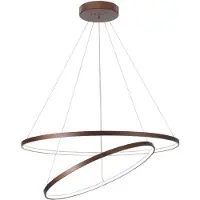 Lyora Suspension design Ferrol Café Brun Double