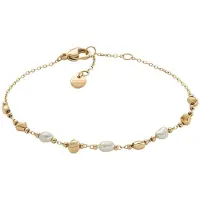 Skagen Agnethe Pearl Armband, (16.50 cm, Acier inoxydable)