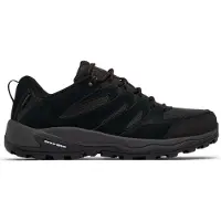 Columbia - Chaussures de randonnée journée - Redmond IV Low Waterproof Black Mountain Red pour Homme en Cuir - Taille 43 - Noir