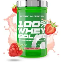 Scitec Nutrition 100% Whey Isolate protéine de lactosérum sans sucres saveur Strawberry 700 g