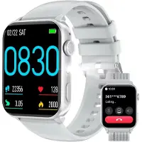 Blackview R30 Max (Montre connectée - 1.91'' - Appels bluetooth) Argent