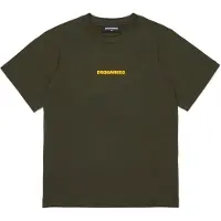 Dsquared2 Kids Dq2823 Short Sleeve T-shirt Vert 10 Years Enfants