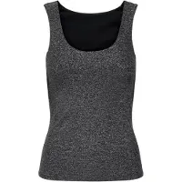 ONLY Haut 'ONLea' noir / argent
