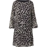 s.Oliver Black Label Robe marron / gris / gris foncé
