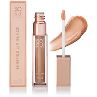 Sosu Shimmer Lip Glaze brillant à lèvres hydratant pailleté teinte Golden 6 ml