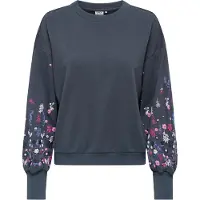 ONLY Sweat-shirt 'ONLBrooke' bleu nuit / violet / rose / blanc