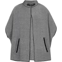 Dreimaster Klassik Cape 'Classic' noir chiné