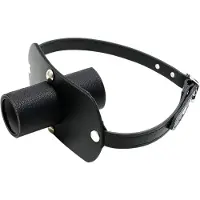 Rimba - plug urétral fétichiste en cuir (Ø 40 mm, noir)