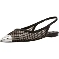 Steve madden Escarpins à bride arrière noir / argent