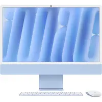 Apple iMac 24 Pouces M4 (CPU 8 Cœurs/GPU 8Cœurs) 16 Go/256 Go Bleu AZERTY