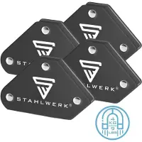 Stahlwerk Angle de soudage ensemble de 4 pièces aimant 4 kg 9 lbs aimant de soudage angle magnétique