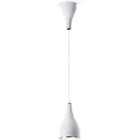 SERIEN LIGHTING Suspension , dimmable, Blanc, Salon / séjour, Aluminium