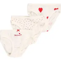 Petit Bateau Culottes & slips A00FP X3 filles - Blanc - 4 ans