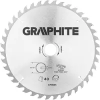 Graphite Lame de scie, widia, 250 x 30 mm, 40 dents