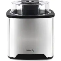 H.Koenig Sorbetière HKoeNIG - SRB80 - Capacité 2 L - Préparation rapide : 30 à 40 min - 12 W