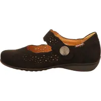 Mephisto Pompe à bride pour femmes en orange