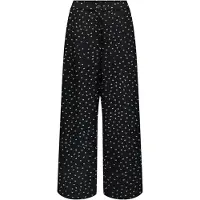 ONLY Pantalon 'ONLNOVA' noir / blanc
