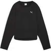 Puma Sweat de sport 'Evostripe' noir / blanc