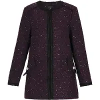 Faina Blazer violet foncé