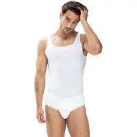 Mey Noblesse Regular Fit Maillot de corps blanc, Unicolore