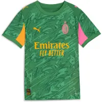 Puma T-Shirt fonctionnel 'AC Milan 25/26' vert gazon / orange / rose