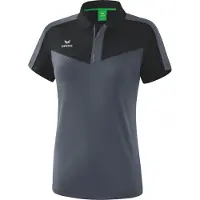 Erima Squad Short Sleeve Polo Noir 40 Femme