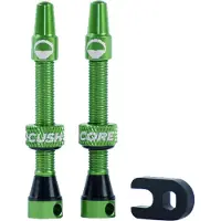 CushCore Presta Tubeless Valves Vert 55 mm