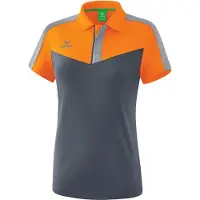 Erima Squad Short Sleeve Polo Orange 34 Femme