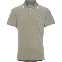 Casual Friday T-Shirt 'Tristan' olive / blanc