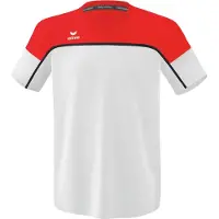 Erima Change By T-shirt Blanc/rouge/noir