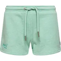 Superdry pour femme. W7110286A Short en tricot de coton biologique avec logo Vintage Logo vert (XL), Casuel, Sport, Le coton biologique, Dur