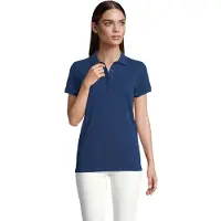 NEOBLU Polo Piqu? Patte Cach?e Femme Owen Women Bleu intense - NEOBLU 03189 - Taille XL