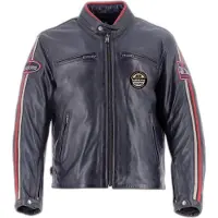 Helstons Ace 10 Ans Leather Jacket Bleu L Homme