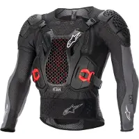 Alpinestars Bionic Plus V2 Avec Protections Veste Noir/Anthracite/Rouge 2XL unisex