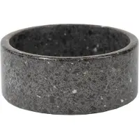Kentucky Terrazzo Stone 800ml Feeder Bowl Noir 17 x 7 cm