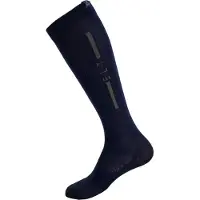 E.L.T Chaussettes d'équitation unisexes Mérinos Bleu foncé 43-46