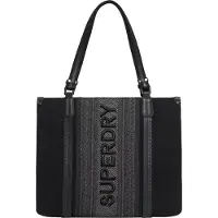 Superdry Cabas 'City' gris / noir
