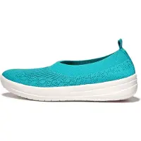 FitFlop Ballerines FitFlop Women Uberknit Slip-On Ballerina Tahiti Blue-Taille 36