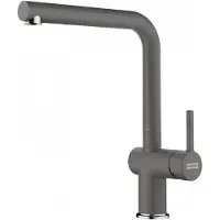 Franke Robinet ACTIVE L avec bec fixe en GRIS STEIN / Robinet de cuisine / Mitigeur monocommande