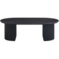 Molecule Table basse Lagos | 120 x 70 x 38 cm | Marron foncé