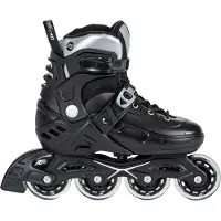 Powerslide Khaan Nxt Adjustable Junior Inline Skates Noir EU 35-38 Enfants