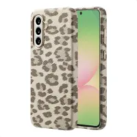 Selencia Coque Sabi imprimé panthère avec MagSafe pour Samsung Galaxy A56 - Soft Ivory