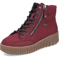 Rieker Bottines à lacets bourgogne